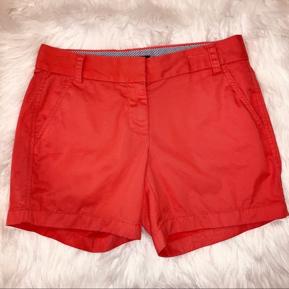 J. Crew Pants - J. Crew Women’s Orange/Coral Chino Shorts 2